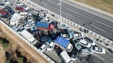 Hiện trường vụ tai nạn hơn 200 ô tô đâm liên hoàn ở Trung Quốc