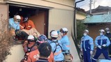 Cụ bà 80 tuổi được giải cứu sau 72 giờ động đất Nhật Bản
