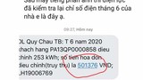 Dùng 500.000 đồng, hộ dân nhận hóa đơn tiền điện hơn 16 triệu