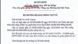 Quyết định thay đổi hệ thống tra cứu GPLX là văn bản giả mạo