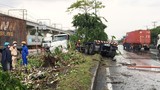 Xe container gây tai nạn liên hoàn trên Xa lộ Hà Nội