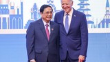 Thủ tướng Phạm Minh Chính trao đổi với Tổng thống Hoa Kỳ