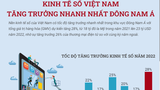 [Infographics] Kinh tế số Việt Nam tăng trưởng nhanh nhất Đông Nam Á