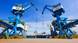 Cảng tổng hợp Container Hòa Phát Dung Quất đưa bến đầu tiên vào hoạt động