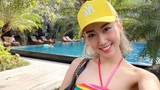 Thúy Ngân khoe đường cong sexy ở Bali