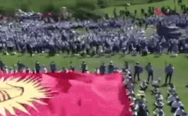 Xe tải lao vào đám đông ở Kyrgyzstan, hàng chục người bị thương