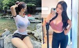 Hot girl “siêu vòng một” mặc đồ ướt đẫm, khoe đường cong chữ S