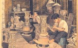 Ký họa tuyệt vời về cuộc sống lao động của người Việt 100 năm trước