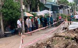 Đồng Nai: Công trình thoát nước làm sập nhà dân, 1 người cấp cứu