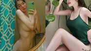 Mỹ nhân khỏa thân chụp ảnh trước gương khiến netizen nóng mắt