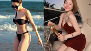 Hot girl từng lộ clip nóng nhan sắc xinh đẹp, diện bikini cực chiến