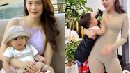 Netizen vui vẻ khi Minh Hằng thoải mái khoe ảnh con trai