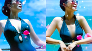 Trịnh Kim Chi diện bikini khoe vóc dáng gợi cảm ở tuổi U55