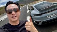 Cường Đô la "cưỡi" Porsche 911 hơn 19 tỷ phượt cao tốc Cam Lâm