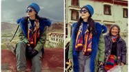 Hoa hậu Giáng My khoe nhan sắc không tuổi ở Tây Tạng