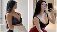 Hot girl sở hữu body đồng hồ cát siêu thực, mặc táo bạo