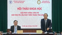 Lãng phí là thách thức lớn với sự phát triển bền vững quốc gia