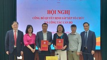 Công bố các quyết định về sắp xếp tổ chức Cơ quan Trung ương LHHVN