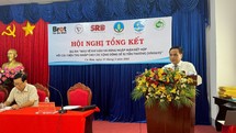 Phó Chủ tịch VUSTA Phạm Ngọc Linh dự tổng kết dự án Bảo vệ khí hậu và rừng ngập mặn