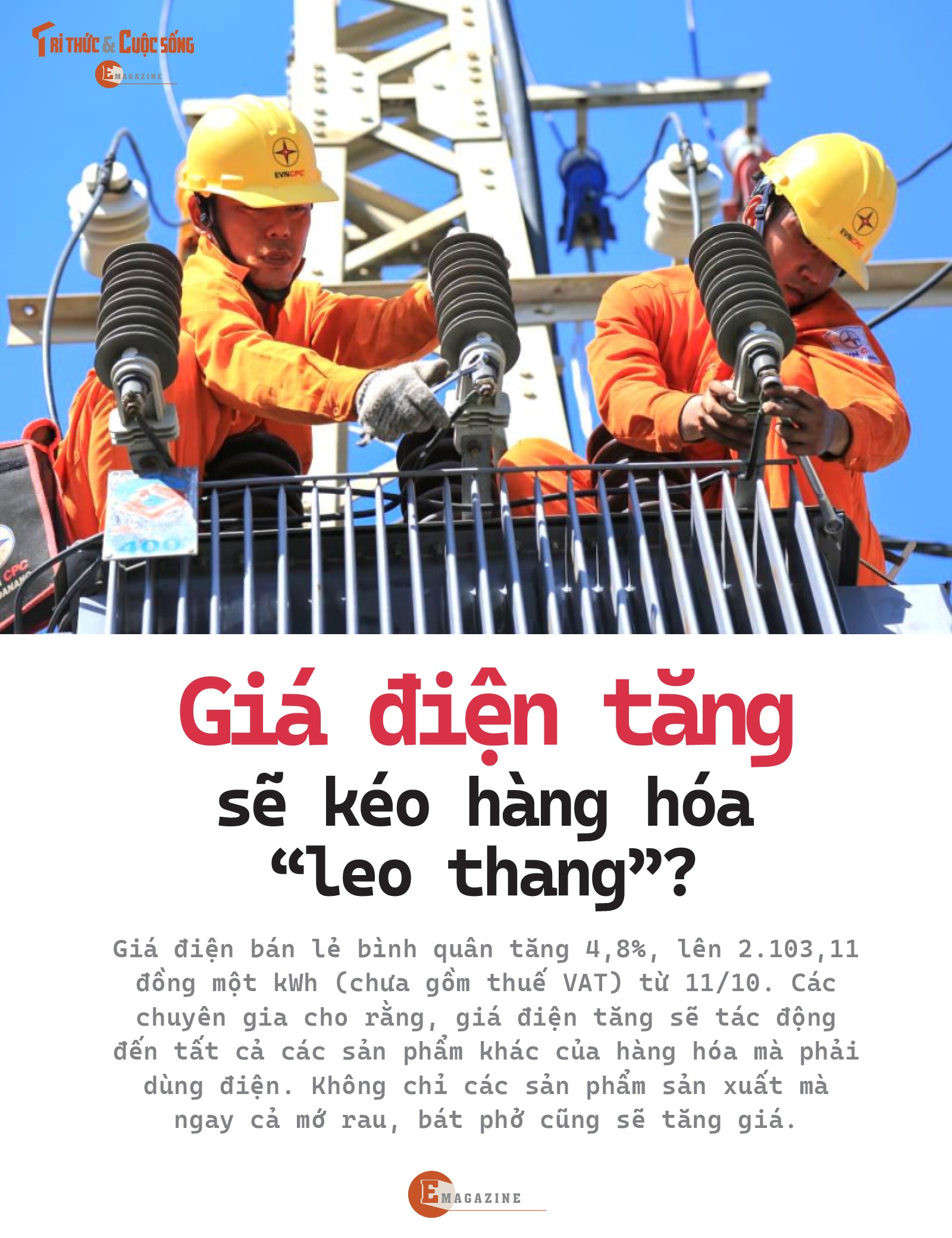 Gia dien tang se keo hang hoa “leo thang”?