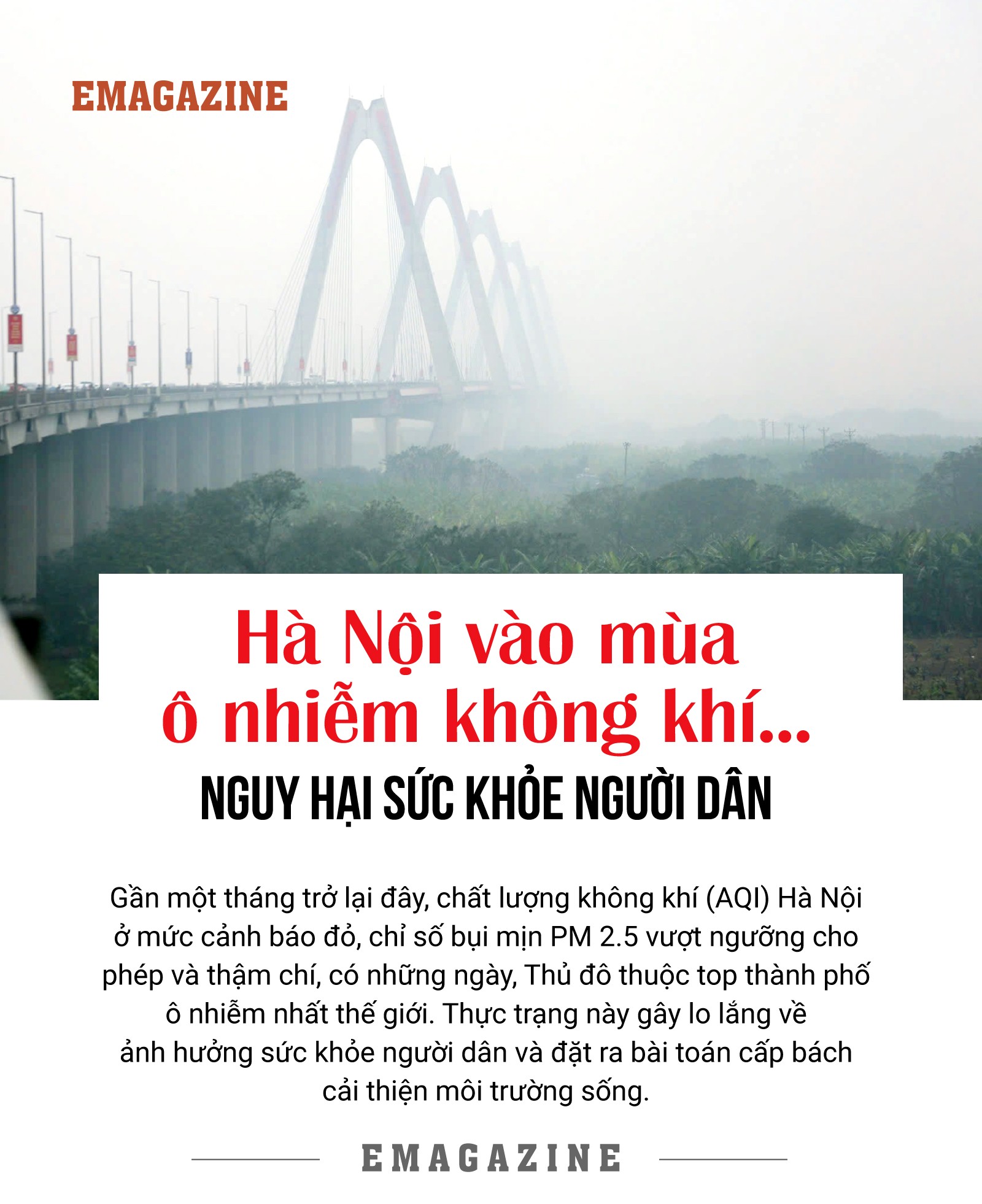 [e-Magazine] Ha Noi vao mua o nhiem khong khi… nguy hai suc khoe nguoi dan