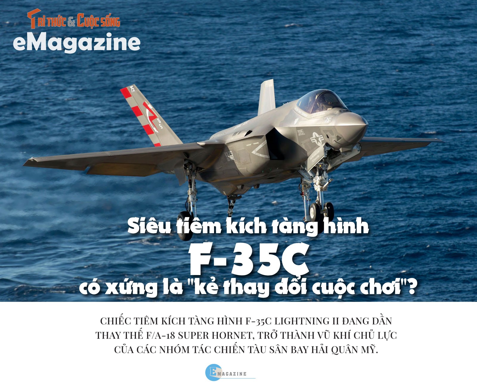 [e-Magazine] Tiem kich F-35C co xung la 