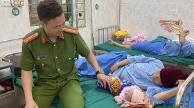 Thiếu tá Công an giúp sản phụ “vượt cạn” thành công bên đường