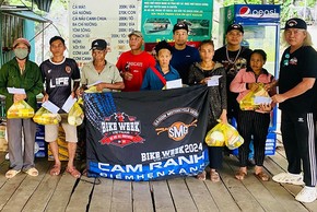 BTC Vietnam Bike Week lan toả yêu thương tại Con Cuông, Nghệ An