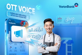 VietinBank iPay Mobile chính thức ra mắt tính năng OTT Voice
