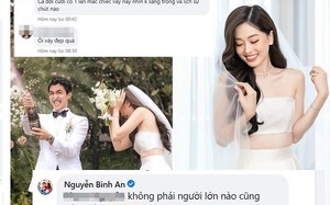 Phương Nga bị chê váy cưới hở hang, Bình Anh đáp trả gây tranh cãi