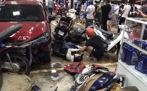 Ô tô lao vào cây xăng: Tài xế có nồng độ cao