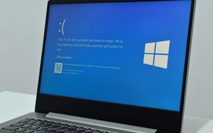 Màn hình xanh chết chóc phủ bóng Windows 11 24H2