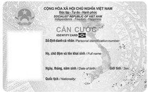 Mẫu thẻ căn cước, giấy chứng nhận căn cước được cấp từ ngày 1/7