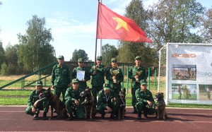Hành trình chinh phục Army Games 2020 của đội HLV và chó nghiệp vụ Việt Nam