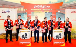 Tin vui: Vietjet vừa khai trương đường bay giữa Hà Nội và Hiroshima