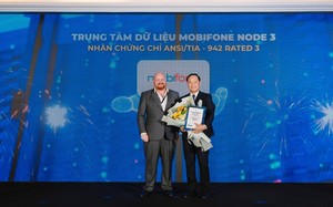 Trung tâm dữ liệu MobiFone Node 3 vinh dự nhận chứng chỉ ANSI/TIA-942 Rated 3