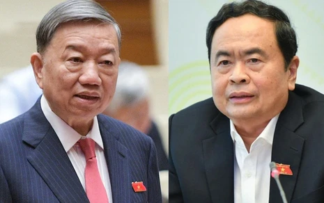 Đại tướng Tô Lâm và ông Trần Thanh Mẫn được giới thiệu làm Chủ tịch nước, Chủ tịch Quốc hội