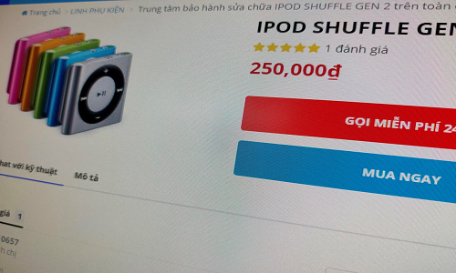 Loạt iPod và Apple Watch giá rẻ tràn về Việt Nam