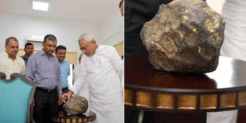 Bí ẩn vật thể nghi thiên thạch rơi xuống ruộng lúa Ấn Độ
