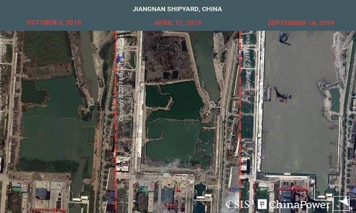 Bên trong xưởng đóng tàu sân bay bí mật của Trung Quốc có gì?