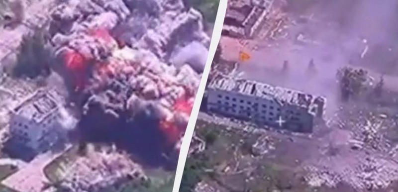 View - 	Sức tàn phá khủng khiếp của siêu bom 3.000 kg thả xuống Ukraine