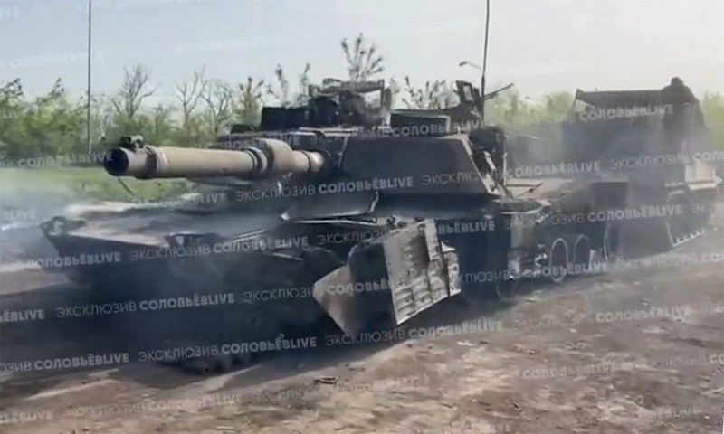 Tang M1A1 Abrams cua My “vo dung” o chien truong Ukraine?-Hinh-2