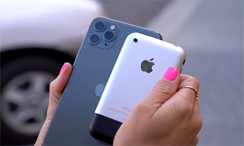 Khả năng chụp ảnh của iPhone 11 Pro đọ với iPhone 2G