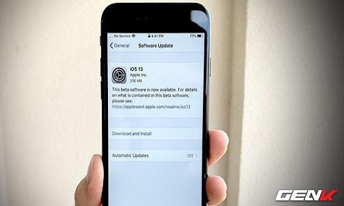 iOS 13: Khắc phục lỗi không thể cài đặt bản cập nhật