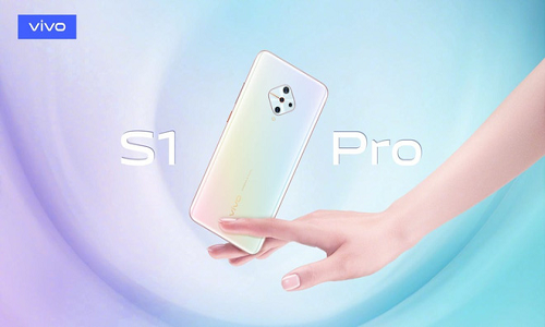 Vivo S1 Pro cụm 4 camera hình kim cương, từ 315 USD