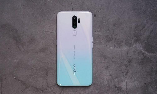 Cận cảnh Oppo A9 2020 Trắng Ngọc Thạch đây sang chảnh