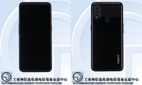 Smartphone OPPO màn hình 6.5 inch, ba camera sau xuất hiện