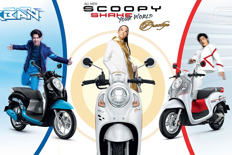 Honda Scoopy 2022 ra mắt với tùy chọn màu mới  Xe 360