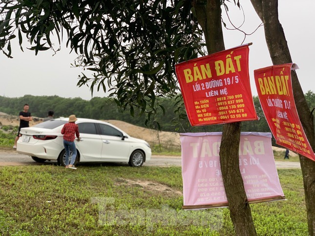 View - 	Choáng cảnh cò ùn ùn đổ về làng chào hàng bán đất như buôn rau