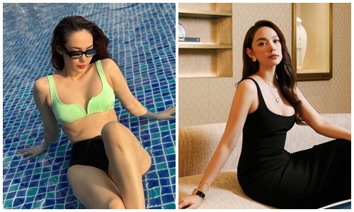 View - 	Gái một con Minh Hằng diện bikini khoe đường cong nóng bỏng